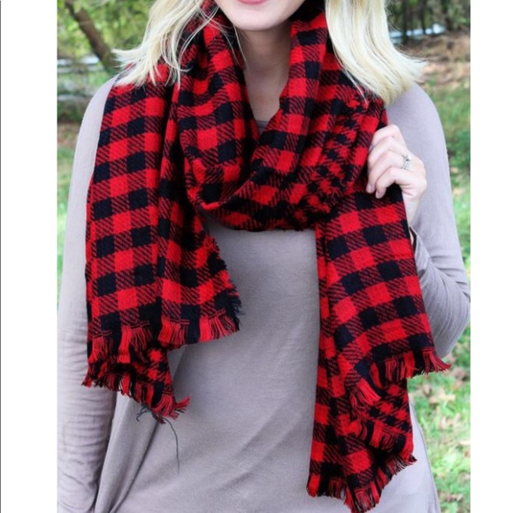 Rustic charm buffalo check scarf - Picture 1 of 1